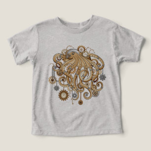 Poulpe Steampunk Rétro Fantastique Mécanique