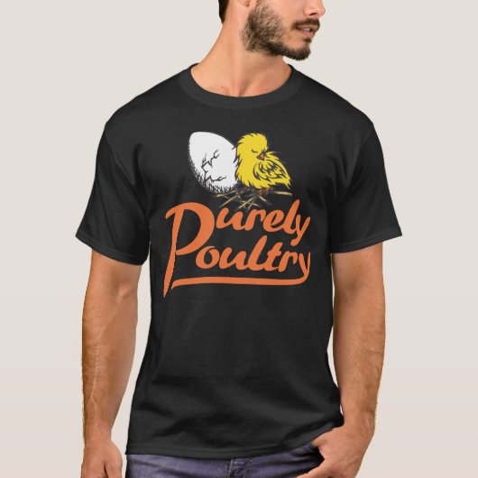 Poultry Black Tshirt (Voorkant)