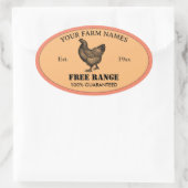 Poultry Farming Custom Kip Label Sticker (Tas)