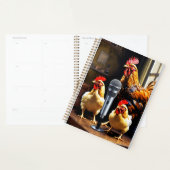 Poultry in Session – Chickens with Mic & Recorder (Devant avec enveloppe)