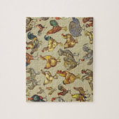 Poultry Rooster Chicken country  art Legpuzzel (Verticaal)