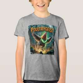 Poultrygeist illustratie Combo Creature Grappig Tri-Blend Shirt