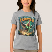 Poultrygeist illustratie Combo Creature Grappig Tri-Blend Shirt (Voorkant)