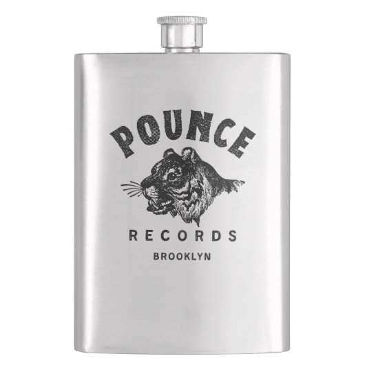 Pounce Records Flask Flacon (Voorkant)