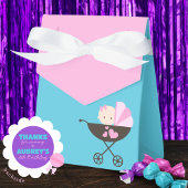 Poupée bébé turquoise et rose Traite Ballotins cad