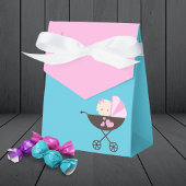 Poupée bébé turquoise et rose Traite Ballotins cad