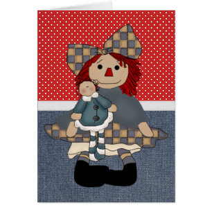 Poupée de chiffon adorable de pays