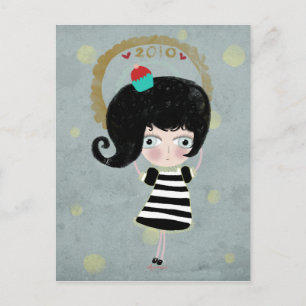 Poupée delicious cupcake crepy doll 2010 briefkaar briefkaart