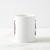 Poupée Kitsune Kokeshi - Black Fox Girl Coffee Mug (Centre)