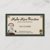 Poupée primitive avec Carte de visite Gold Star (Devant)