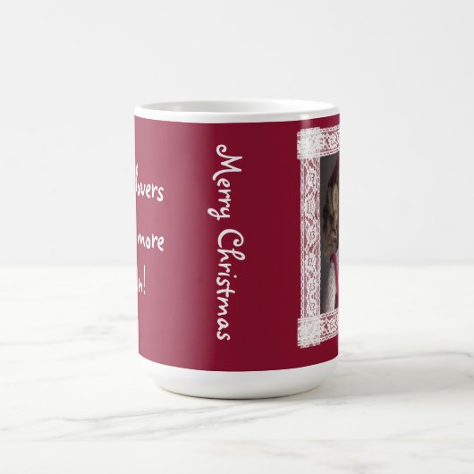 Poupée rouge Poupée Noël Mug (Centre)