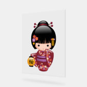 Poupée Sakura Kokeshi - Geisha Girl (Angle)