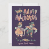 Poupées chiffon zombies Halloween (4) - Carte de v (Devant)