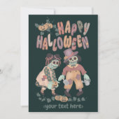 Poupées chiffonnées zombies Halloween (2) - Carte (Devant)