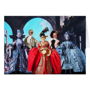POUPÉES ITALIENNES ANTIQUES MASQUES DE MASQUERADE