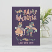 Poupées ragdoll zombies Halloween (4) - Carte de v (Debout devant)