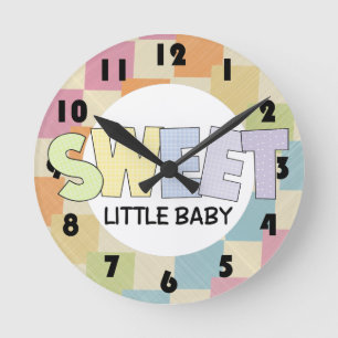 Pouponnière Sweet Baby Horloge murale