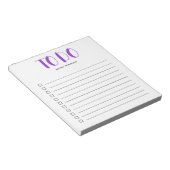 Pour Afficher Le Bloc-Notes Purple Script En Gras (Incliné)