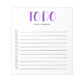 Pour Afficher Le Bloc-Notes Purple Script En Gras (Devant)