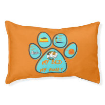 Mon lit Mes règles Chat Lit par FloState Design