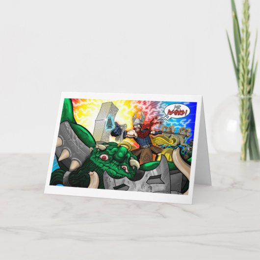 Pour Asgard ! - Carte de vœux (Devant)