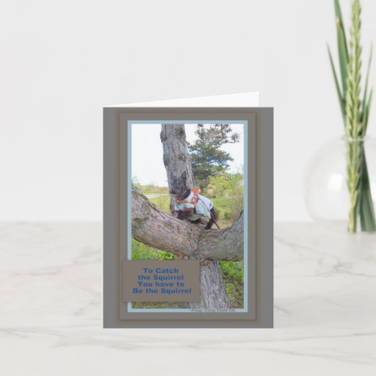 Pour attraper la carte d'écureuil (Devant)