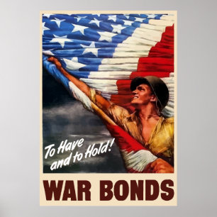 Pour avoir et tenir — Poster 2ÈME GUERRE MONDIALE