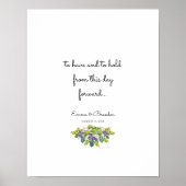 Pour avoir et tenir une affiche de réception de de (Devant)