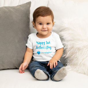 Pour Bébé 1st Father's Day Baby T-Shirt