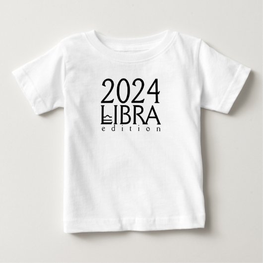 Pour Bébé 2024 Libra édition avec le symbole Baby T-Shirt (Devant)