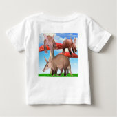 Pour Bébé Aardvarks au pays des merveilles T-shirt (Dos)