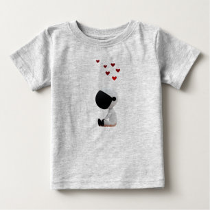 Pour Bébé Adorable Astronaut Baby T-Shirt Design