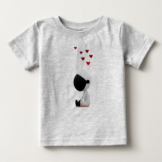 Pour Bébé Adorable Astronaut Baby T-Shirt Design (Devant)