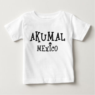 Pour Bébé Akumal Mexico Design - T-shirt Baby Fine Jersey