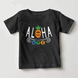 Pour Bébé Aloha Pineapple Design - T-shirt Baby Fine Jersey