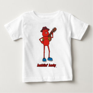 Pour Bébé Andy Enfant-A classé le long T-shirt de douille