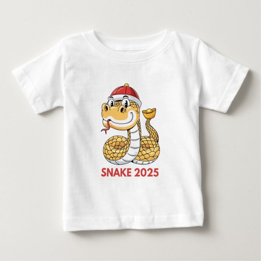 Pour Bébé Année du serpent T-shirt 2025 (Devant)