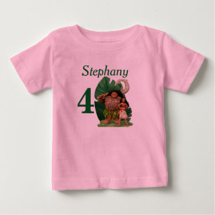Pour Bébé Anniversaire de cadeaux de T-shirt de Moana