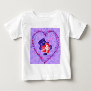 Pour Bébé Baby Bear with Heart Cadeau Baby T-shirt
