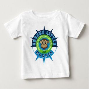 Pour Bébé Baby Mischief the Monkey T-Shirt