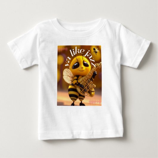 Pour Bébé bee film ya comme t-shirt jazz (Devant)