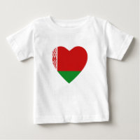 Biélorussie - T-shirt Coeur