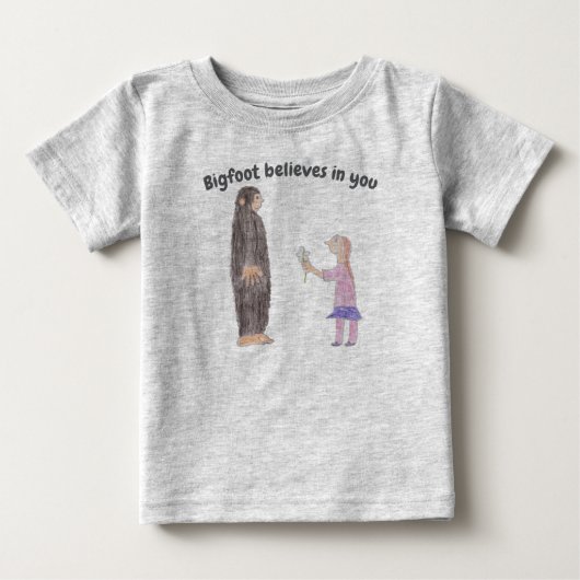 Pour Bébé Bigfoot Baby T-shirt (Devant)