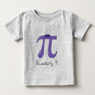 Pour Bébé Blueberry Pi Cute Math Pi Day Baby T-Shirt enfant