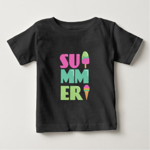 Pour Bébé Bonjour école Bonjour Summer Beach T-shirt
