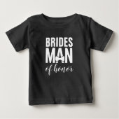 Pour Bébé Bridesman De La Fête mariage D'Honneur T-Shirt (Devant)