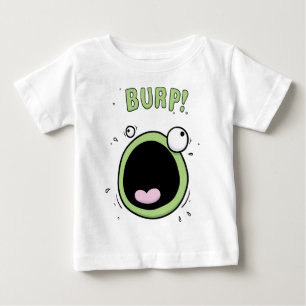 Pour Bébé Burp Monster Funny Baby Long Sleeve T-shirt Jumper