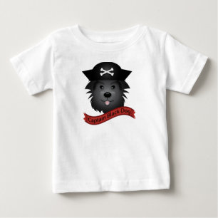 Pour Bébé Captain Black Dog - Baby Fine Jersey T-Shirt 