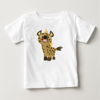Pour Bébé Caricature mignonne souriante Hyena Baby T-Shirt