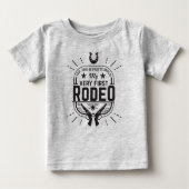Pour Bébé C'EST en fait mon premier T-shirt RODEO (Devant)